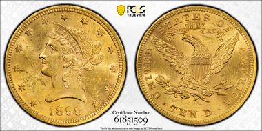 1899 $10 N1