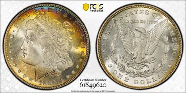 1885 $1 MS65