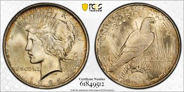 1922 $1 MS67+
