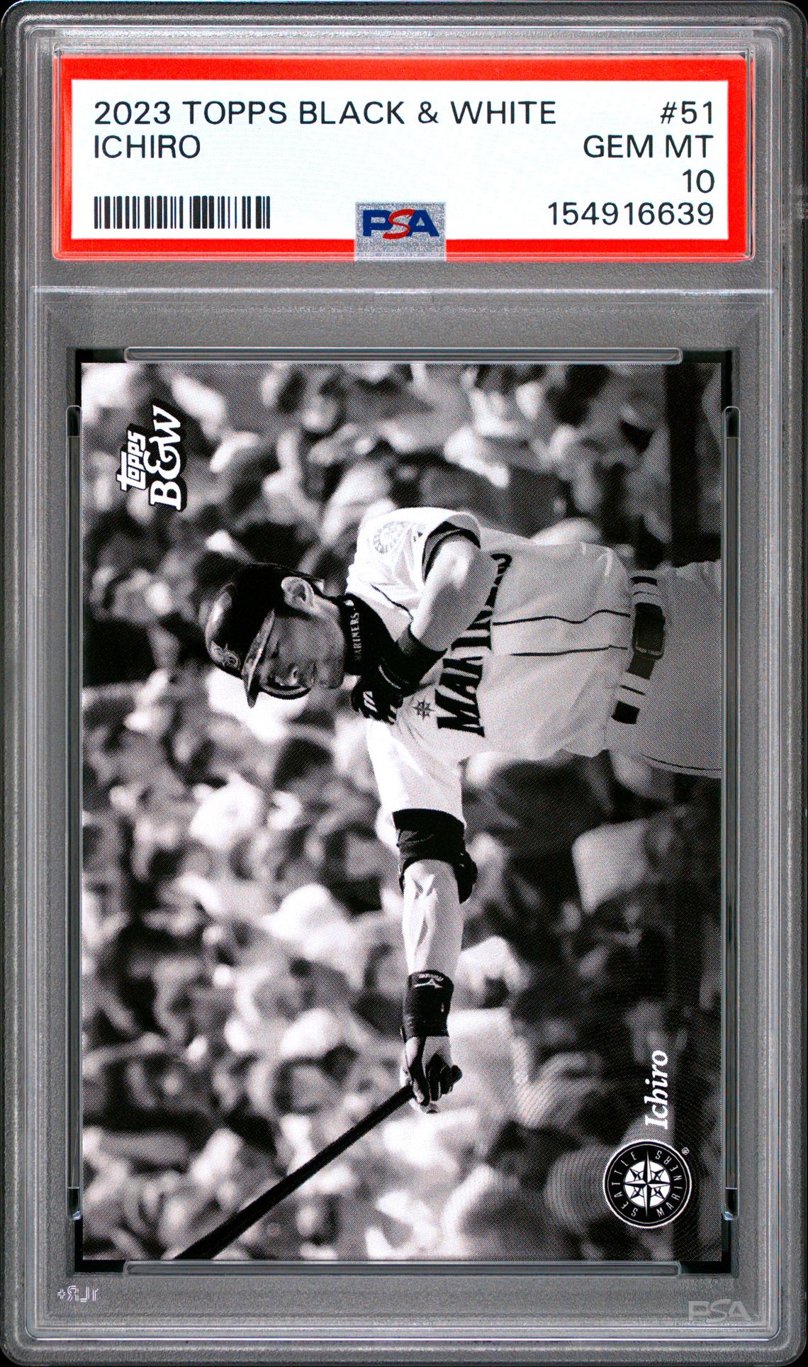2023 Topps TOPPS BLACK AND WHITE SEPIA FILTER #51 Ichiro front