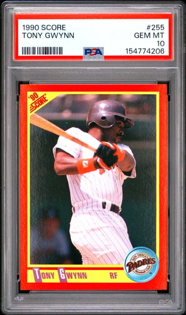 1990 Score SCORE #255 Tony Gwynn front