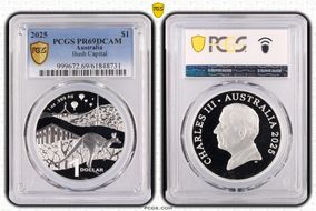 2025 $1 Bush Capital PR69DCAM