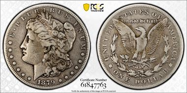 1879-S $1 VAM 34A, Rev. of 1878 F12