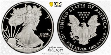 2019-W $1 Silver Eagle PR69DCAM