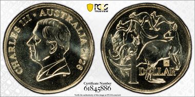 2026 $1 Brandenburg Gate Privy Berlin World Money Fair MS69