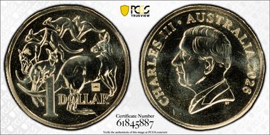 2026 $1 Brandenburg Gate Privy Berlin World Money Fair MS68