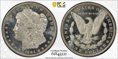 1884-O $1 MS64PL