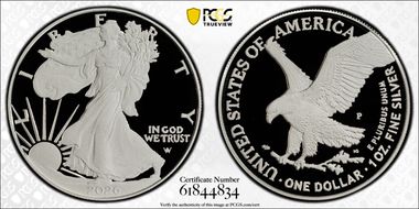 2026-P $1 Silver Eagle Congratulations Set First Strike PR69DCAM