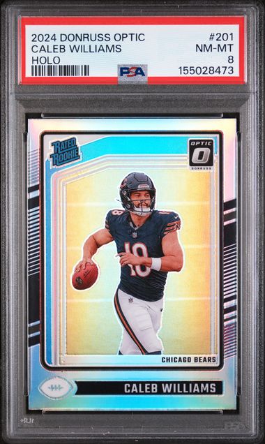 2024 Panini Donruss Optic Silver #201 Caleb Williams front