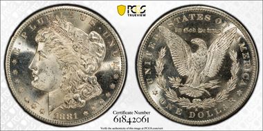 1881-S $1 MS63