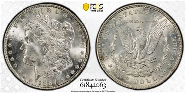1887 $1 MS65