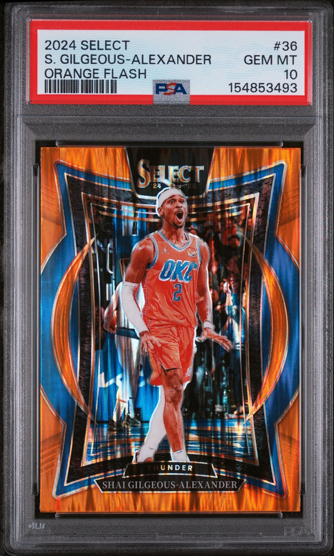 2024 Panini PANINI SELECT DRAGON SCALE #36 S. Gilgeous-Alexander front