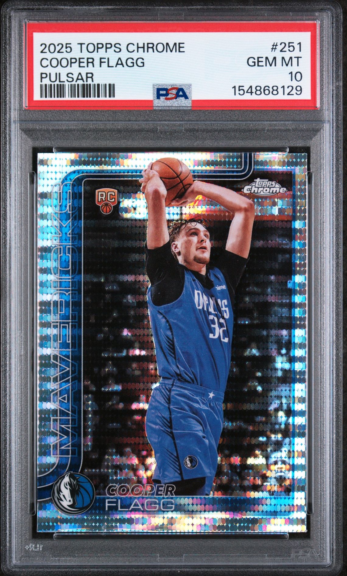 2024 Topps Topps Chrome ORANGE BASKETBALL REF #251 Cooper Flagg front