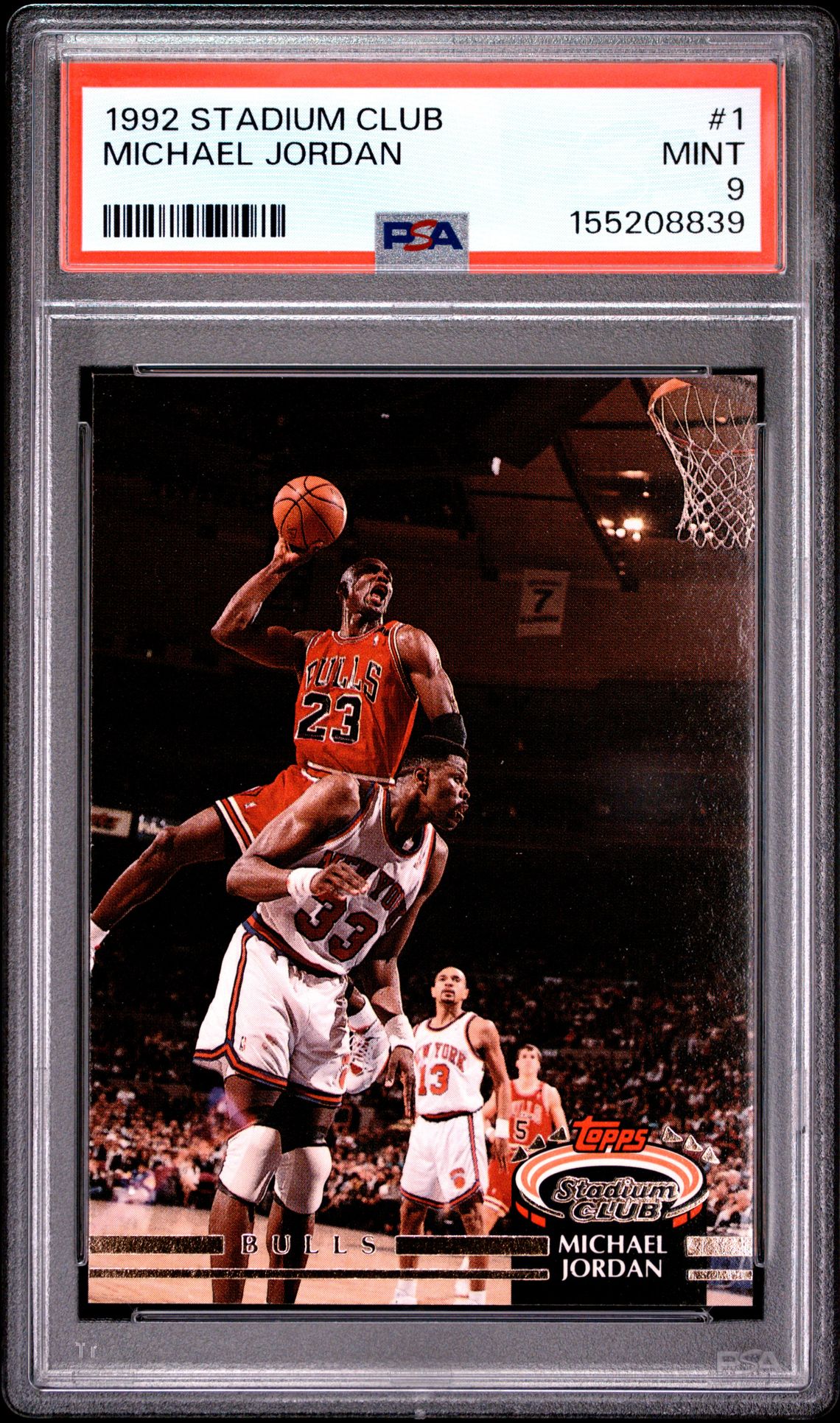 1992 Stadium Club Michael Jordan #1 Mint 9 front