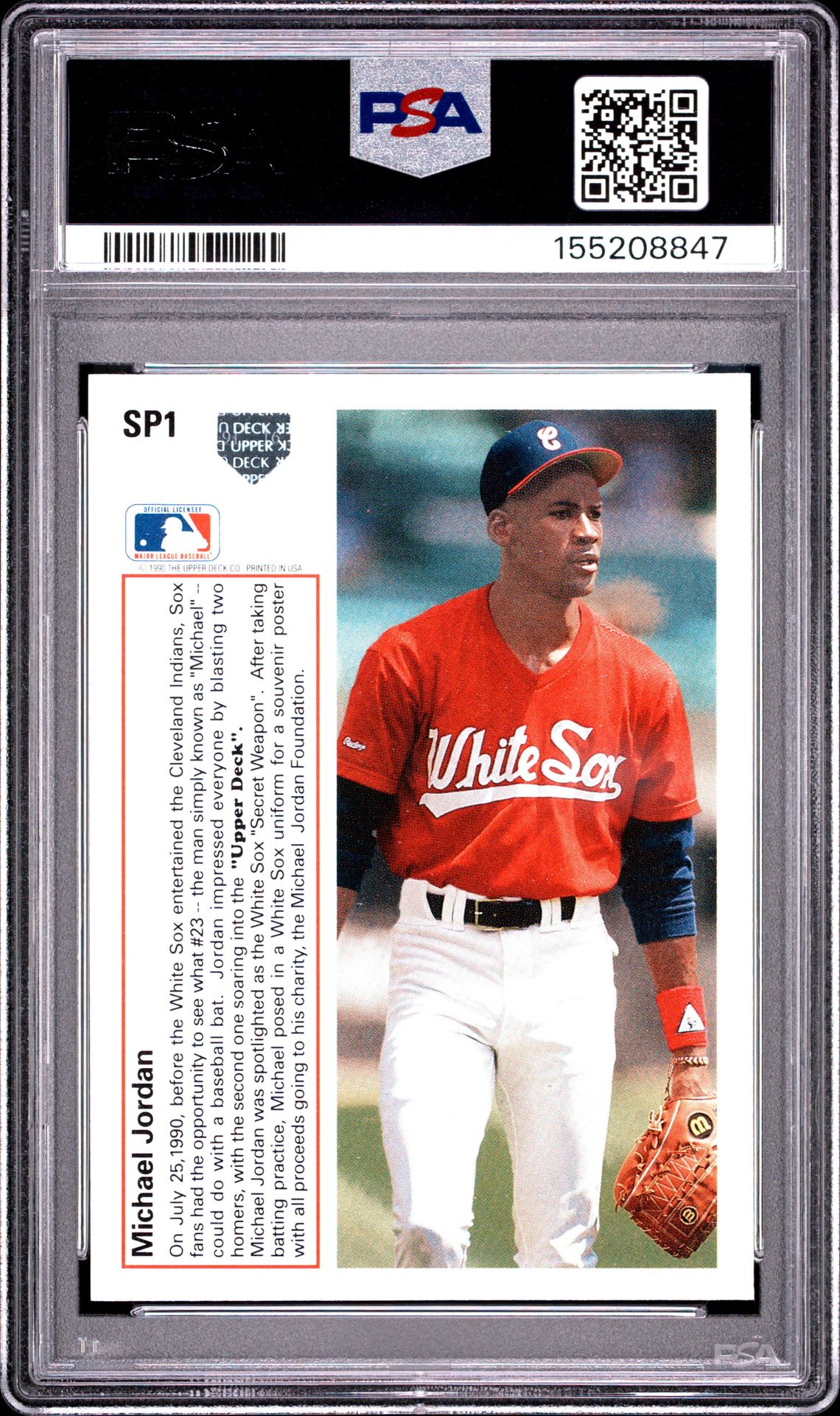 1991 Upper Deck Michael Jordan #Sp1 Ex-Mt 6 back