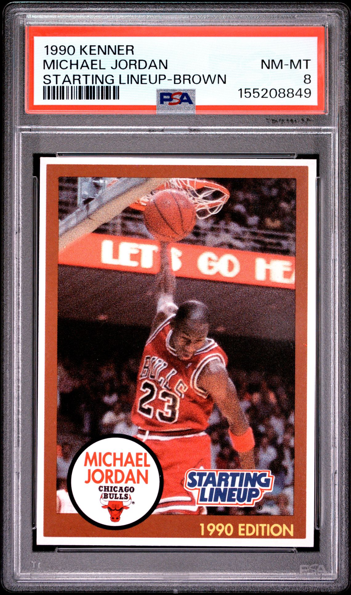 1990 Kenner Starting Line-Up Michael Jordan (Starting Lineup-Brown) Nm-Mt 8 front