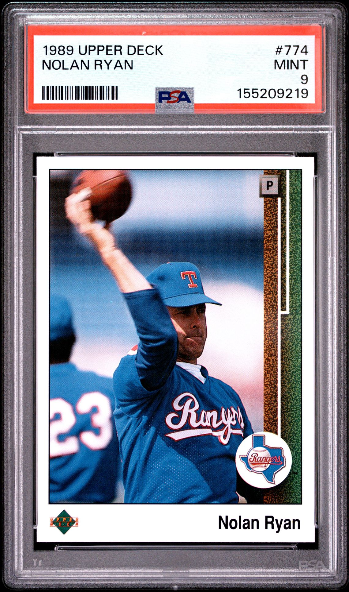1989 Upper Deck Nolan Ryan #774 Mint 9 front