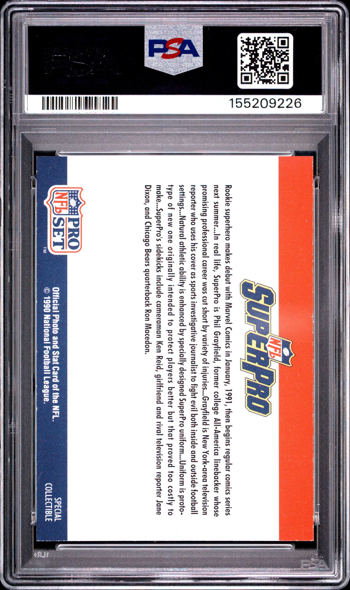 1990 Pro Set Superpro Ex-Mt 6 back