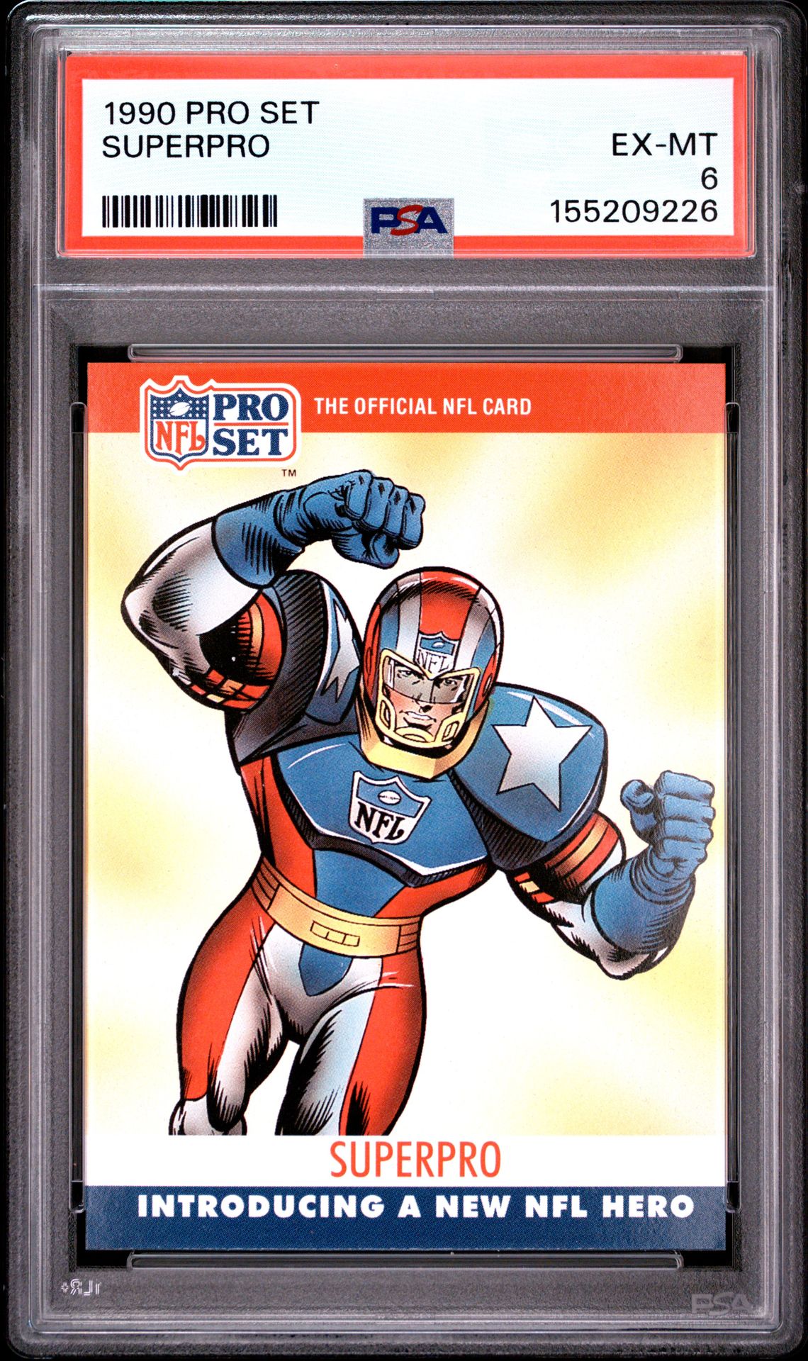 1990 Pro Set Superpro Ex-Mt 6 front
