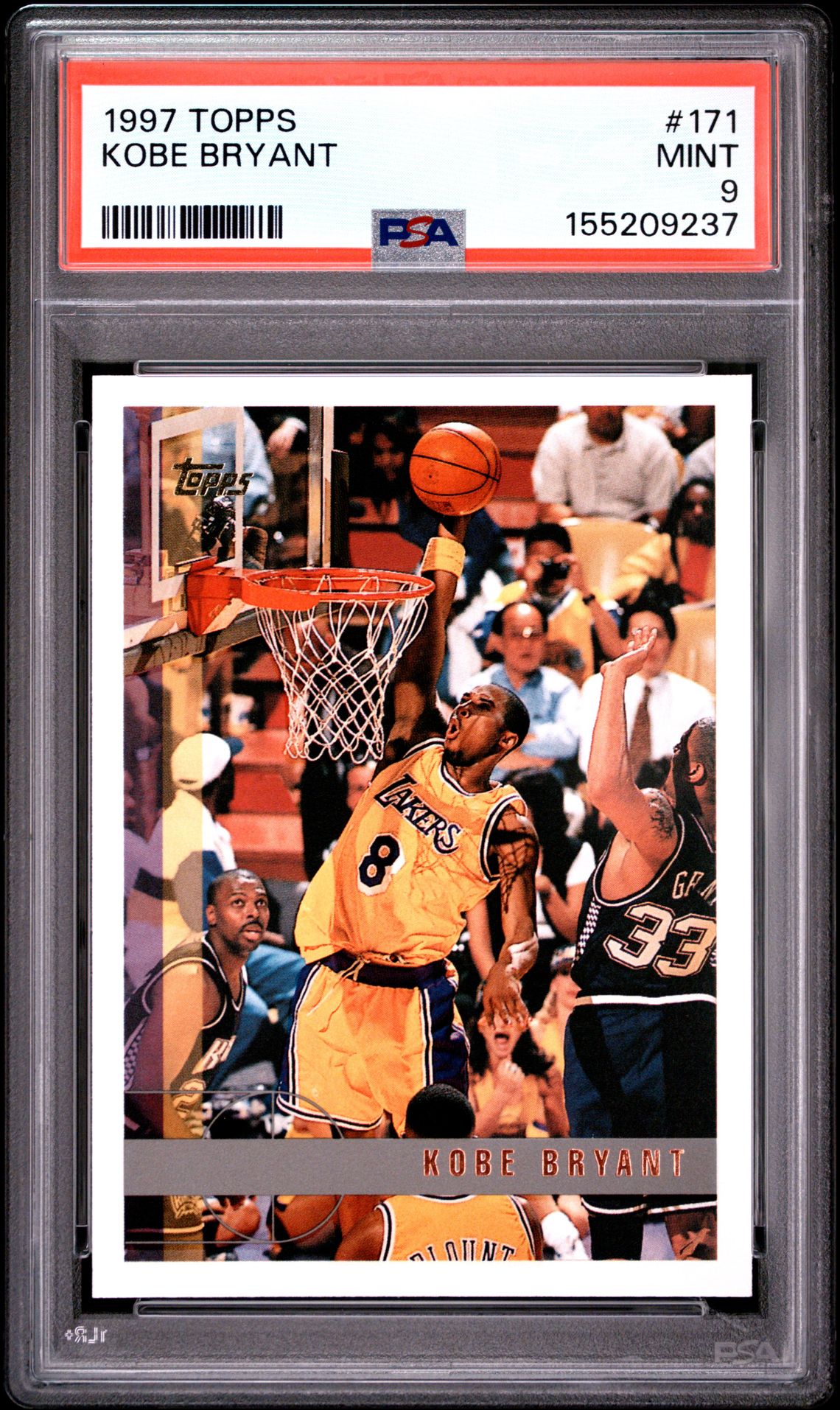 1997 Topps Kobe Bryant #171 Mint 9 front