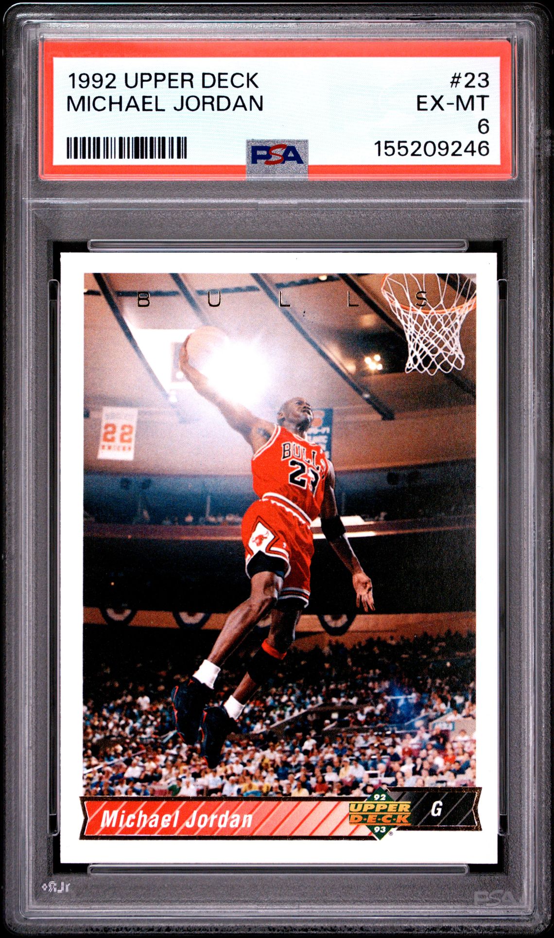 1992 Upper Deck Michael Jordan #23 Ex-Mt 6 front