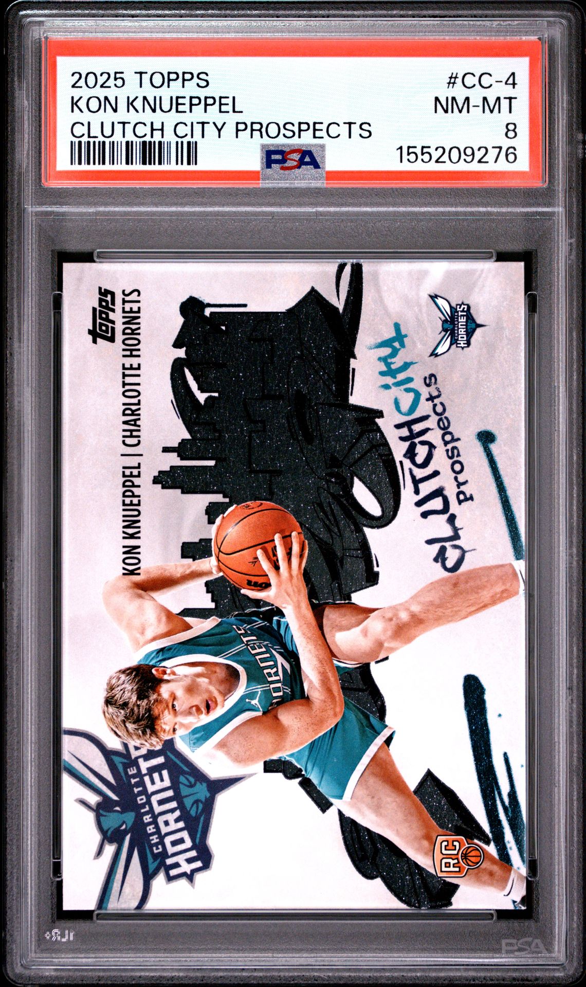 2025 Topps Clutch City Prospects Kon Knueppel #Cc-4 Nm-Mt 8 front