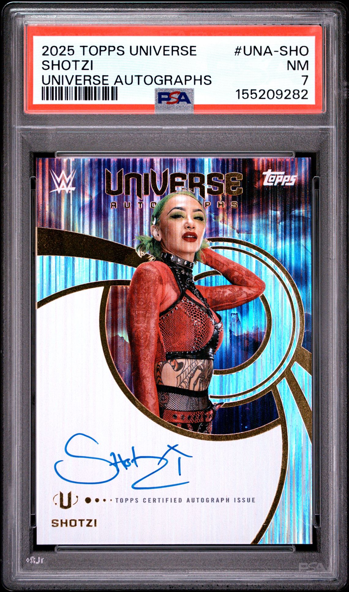 2025 Topps Universe Wwe Universe Autographs Shotzi #Una-Sho Nm 7 front