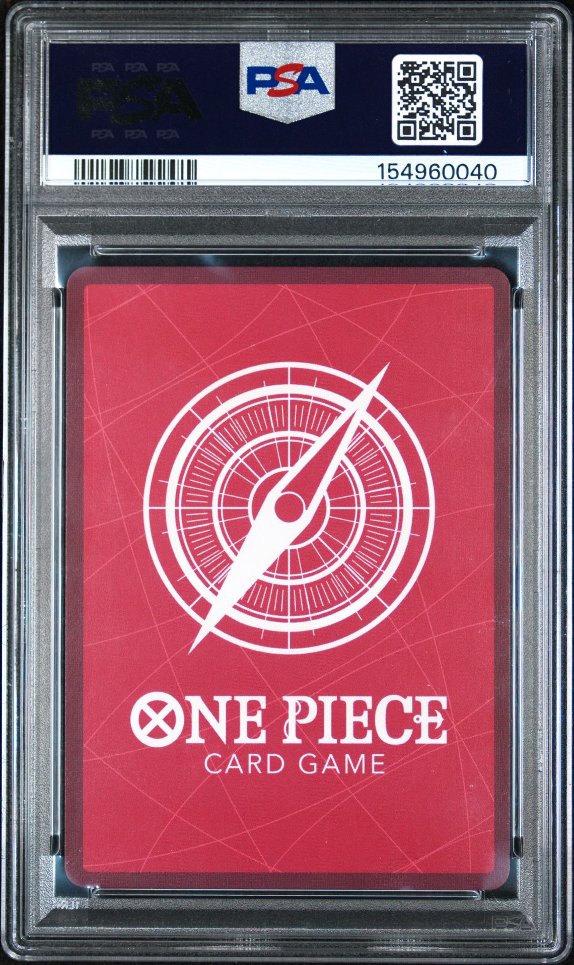 2024 One Piece Japanese Op09-Emperors In The New World Monkey D. Luffy #061 (Alternate Art) Gem Mt 10 back view - PSA certificate #154960040