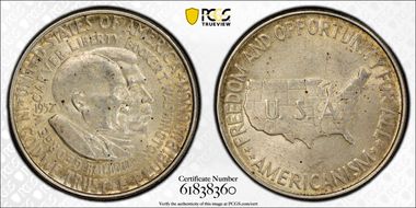 1952 50C Washington-Carver AU58