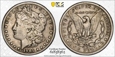 1901-O $1 VF35