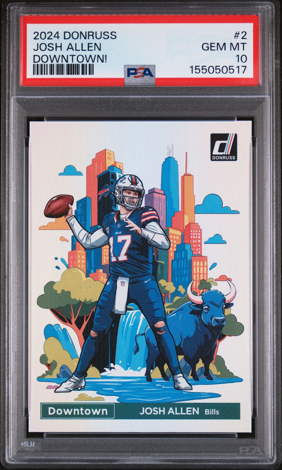 2024 Panini PANINI DONRUSS DOWNTOWN! #2 Josh Allen front