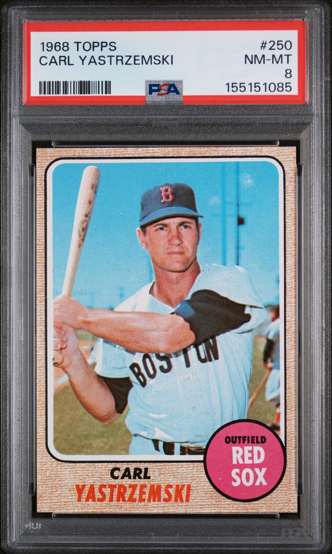 1968 Topps TOPPS #250 Carl Yastrzemski front