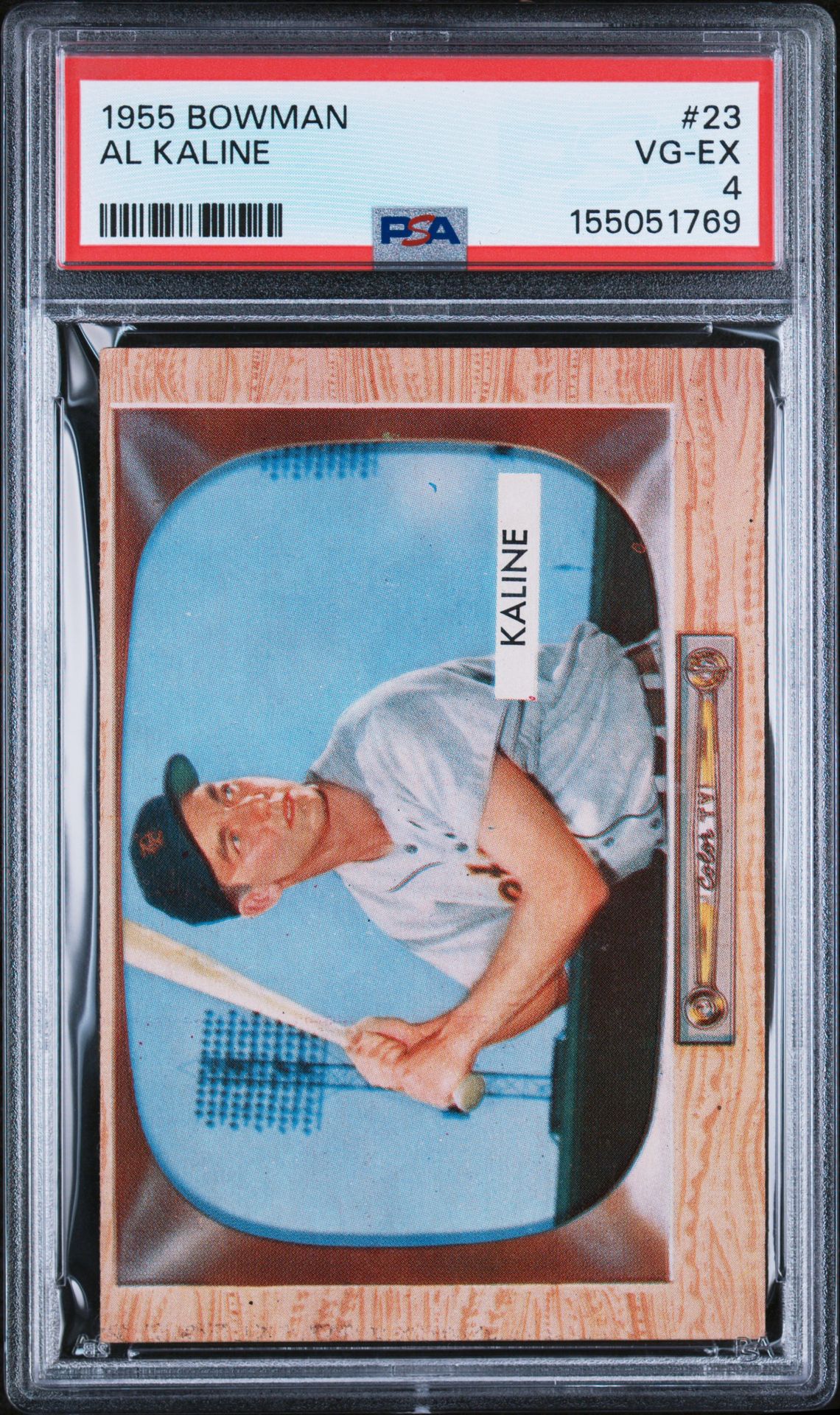 1955 Bowman Al Kaline #23 Vg-Ex 4 front