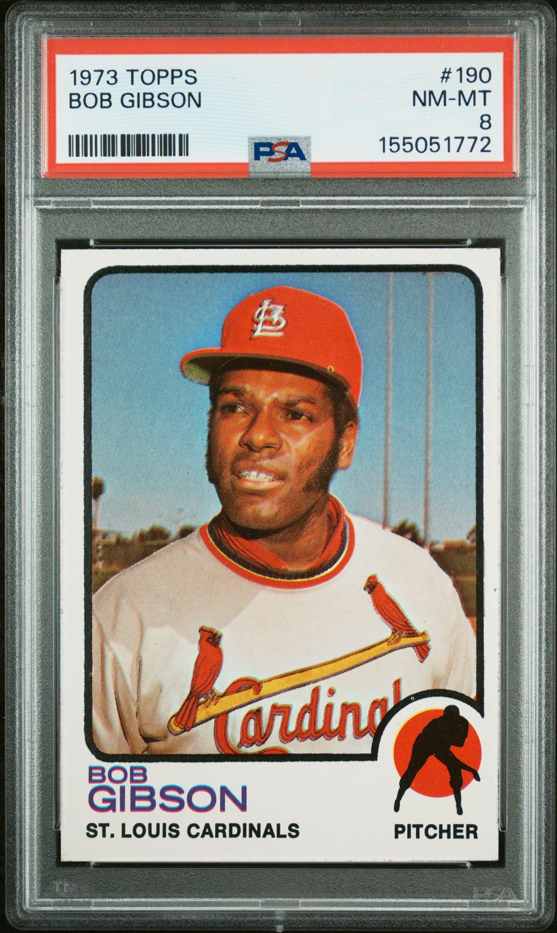 1973 Topps Bob Gibson #190 Nm-Mt 8 front