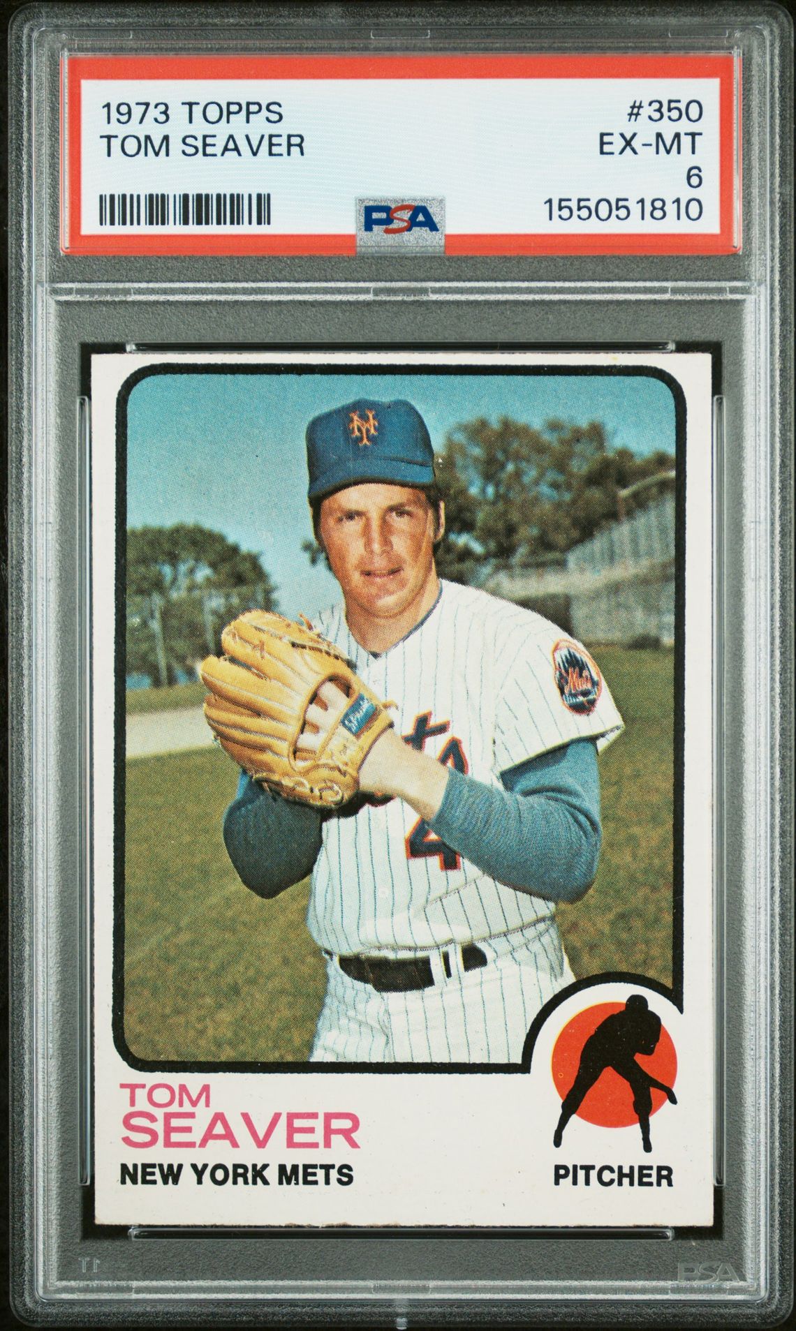 1973 Topps Tom Seaver #350 Ex-Mt 6 front