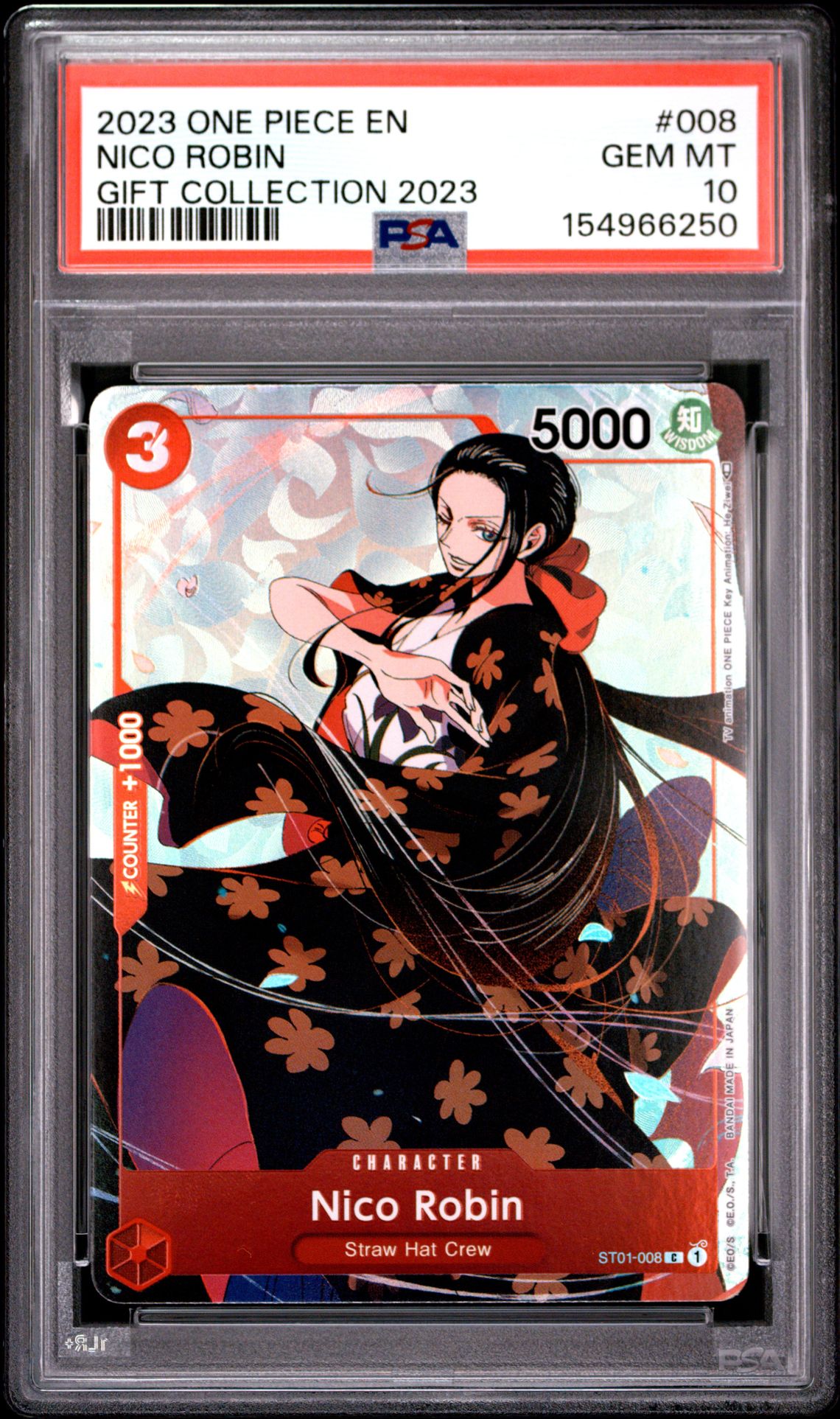 2023 One Piece Gift Collection 2023 Nico Robin #008 (Gift Collection 2023) Gem Mt 10 front