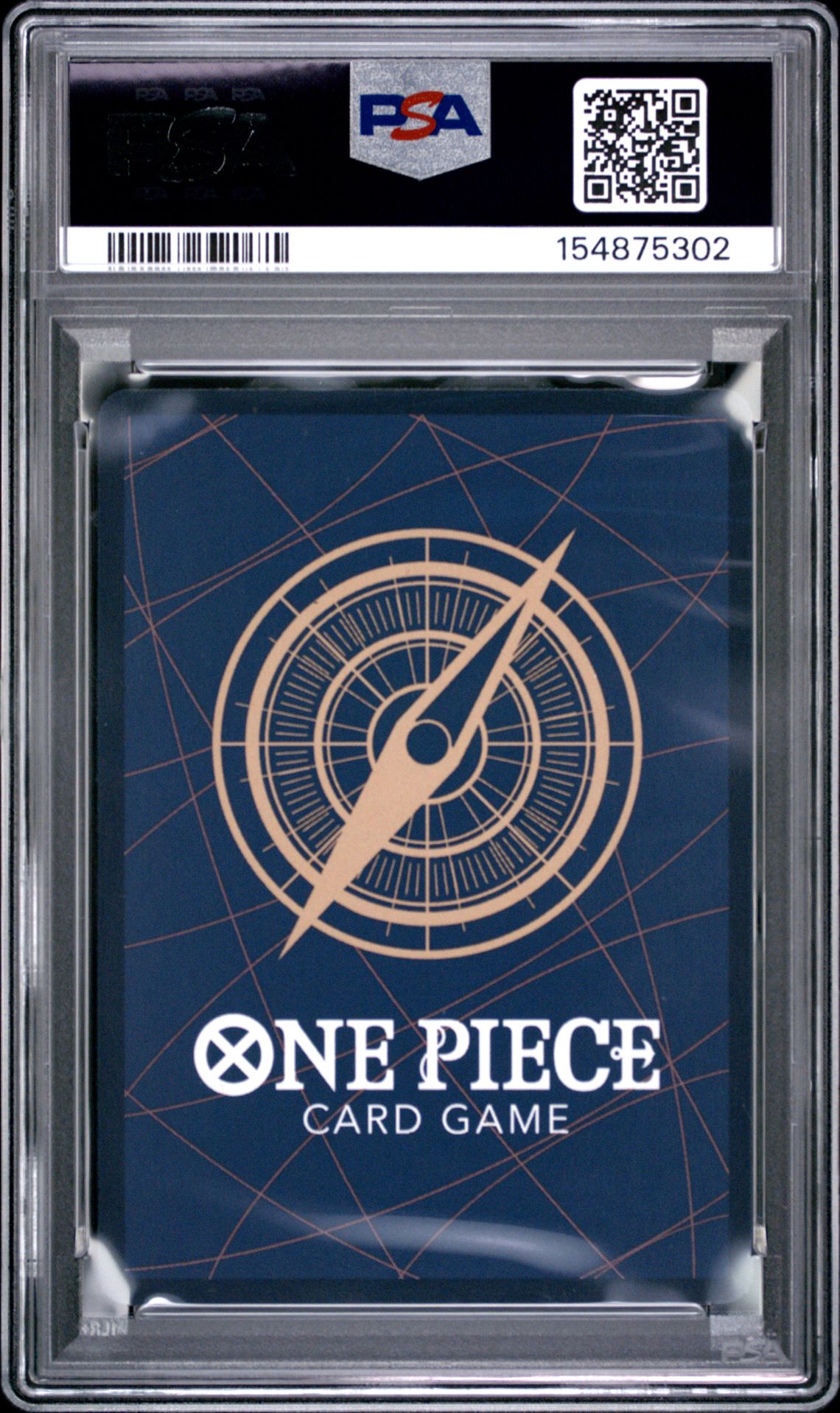 2025 One Piece Op13-Carrying On His Will Gol D. Roger #064 (Alternate Art) Gem Mt 10 back view - PSA certificate #154875302