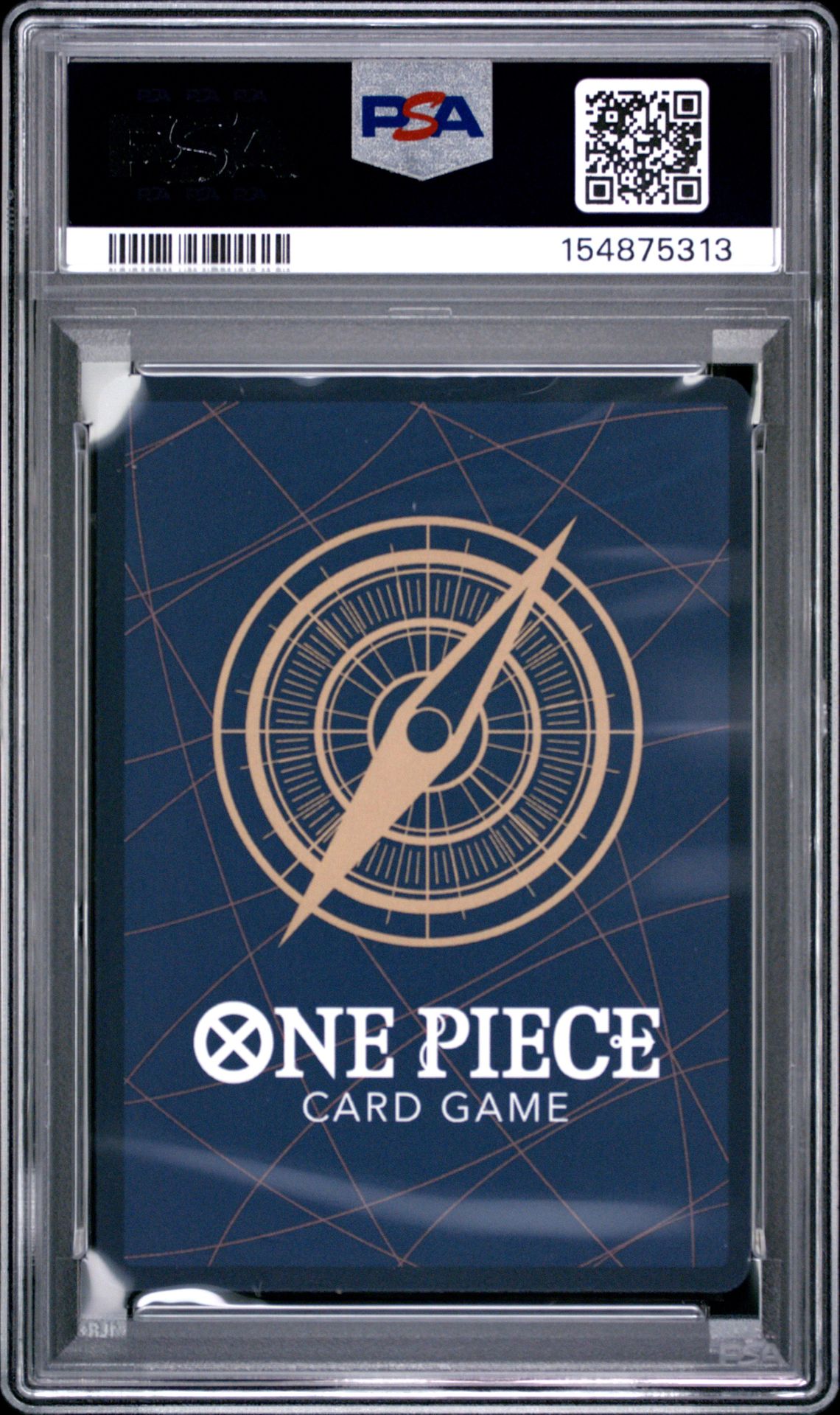 2026 One Piece Eb03-Extra Booster -One Piece Heroines Edition- Hina #025 (Alternate Art) Gem Mt 10 back view - PSA certificate #154875313