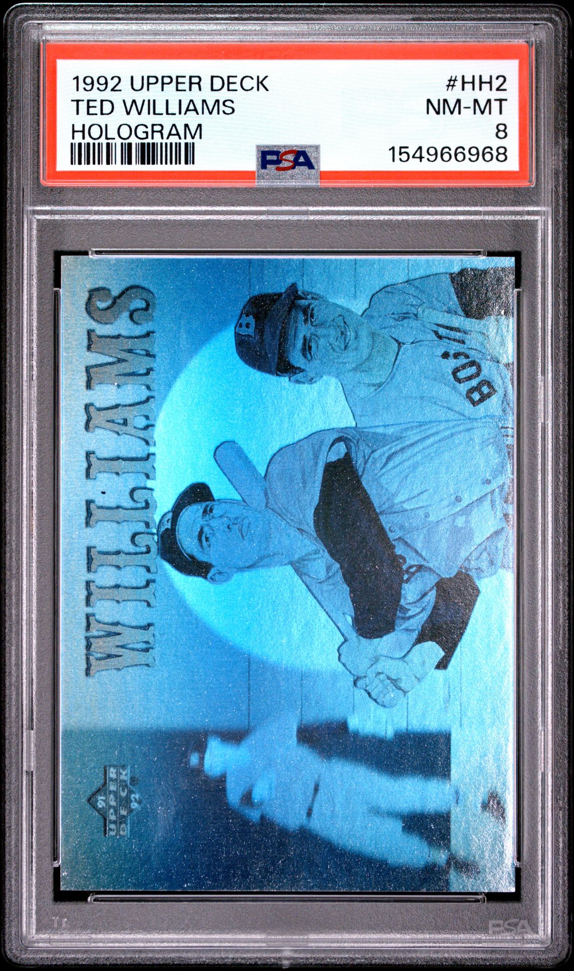 1992 Upper Deck Ted Williams #Hh2 (Hologram) Nm-Mt 8 front