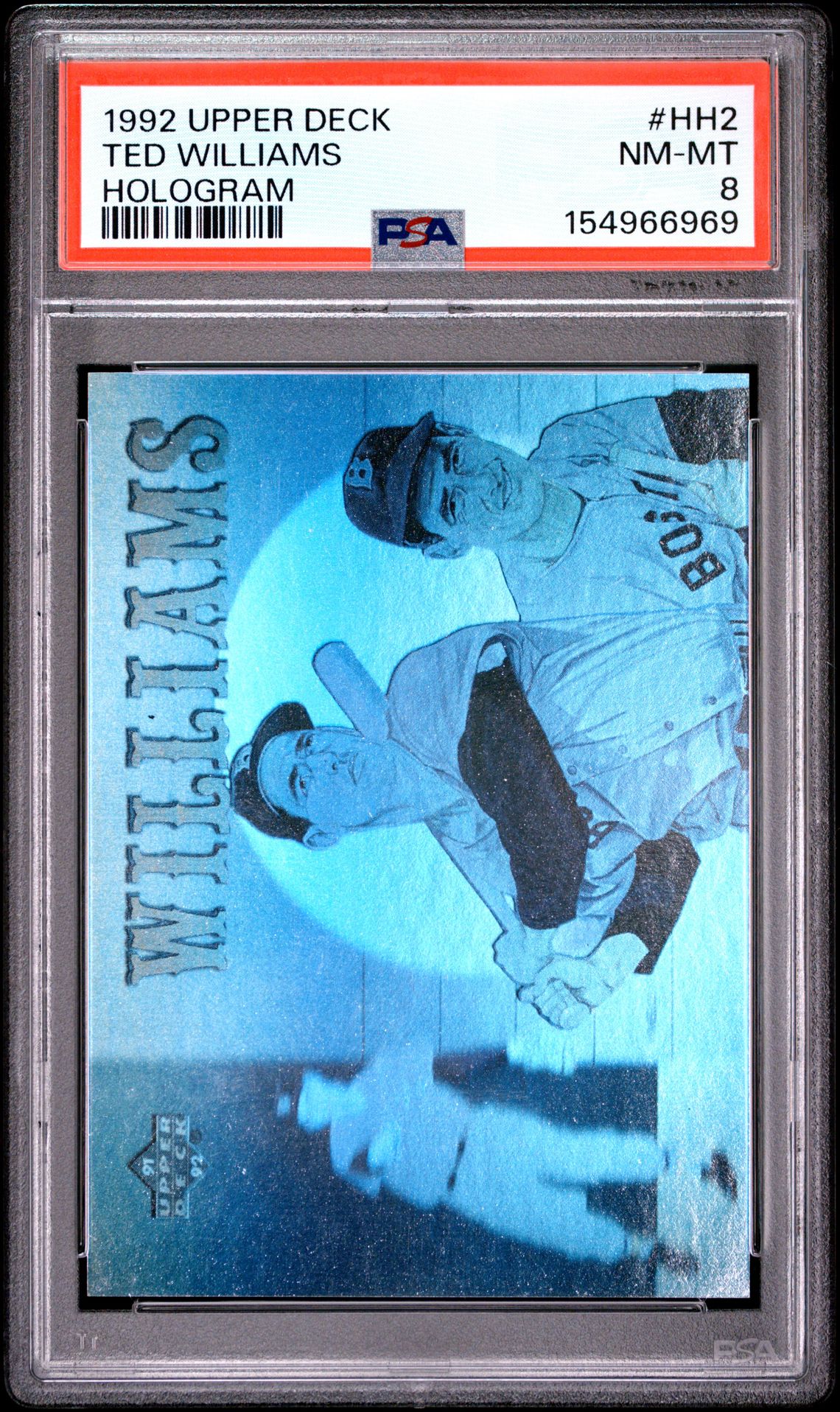1992 Upper Deck Ted Williams #Hh2 (Hologram) Nm-Mt 8 front