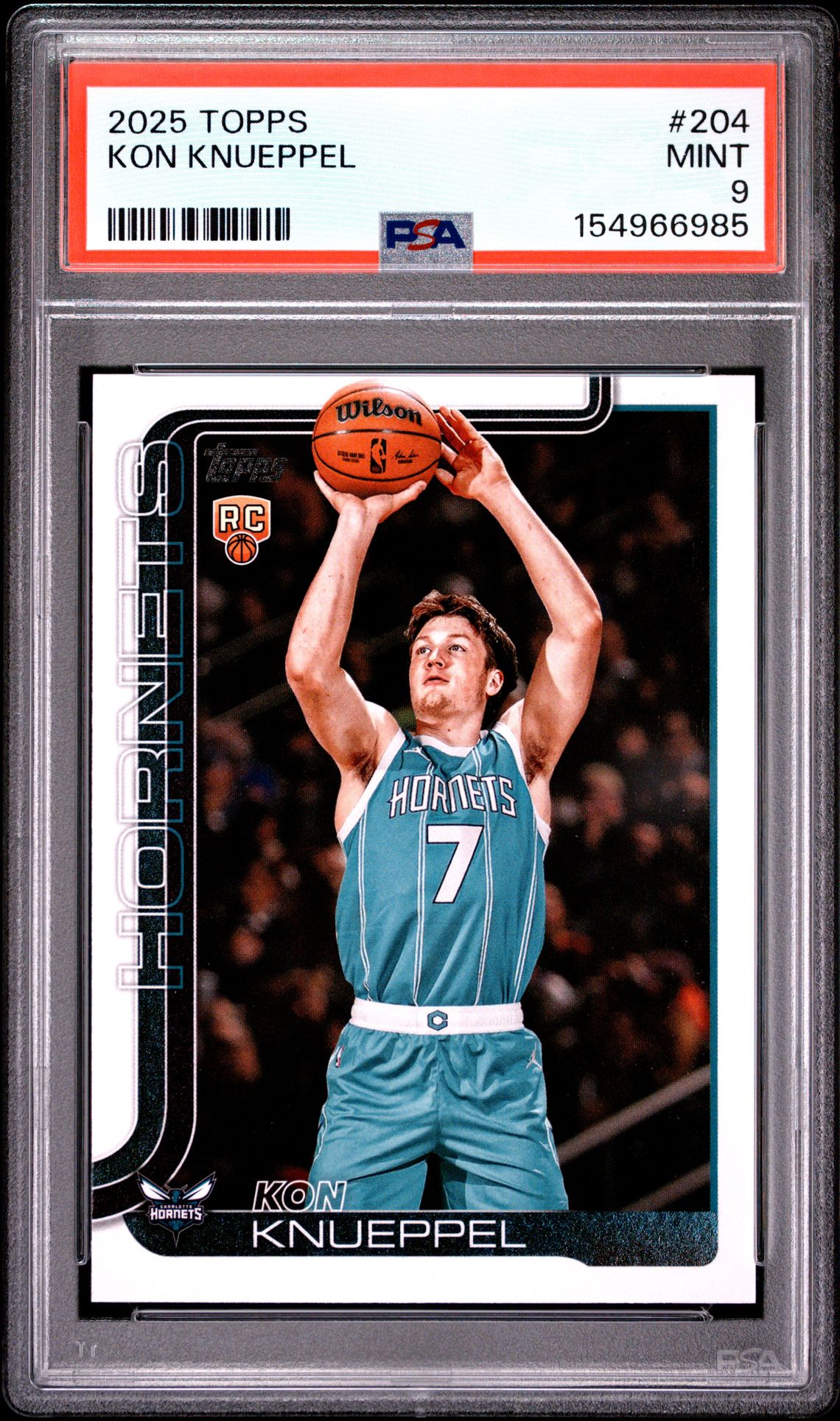 2025 Topps Kon Knueppel #204 Mint 9 front