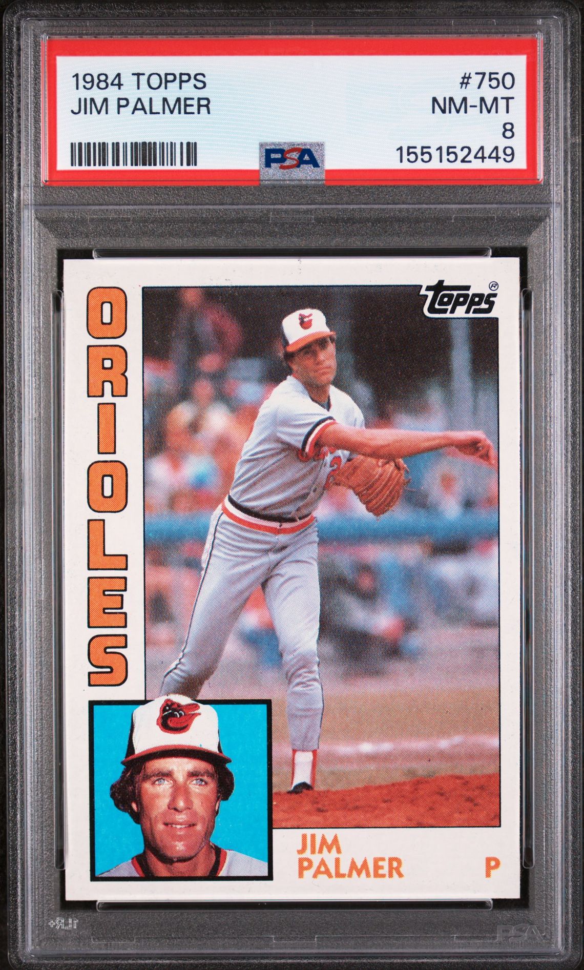 1984 Topps TOPPS #750 Jim Palmer front