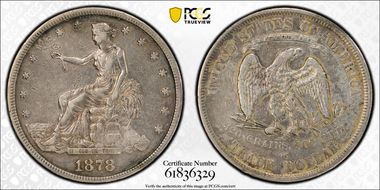 1878-S T$1 Trade N1