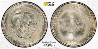 1953-S 50C Washington-Carver MS66