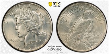 1927 $1 MS64