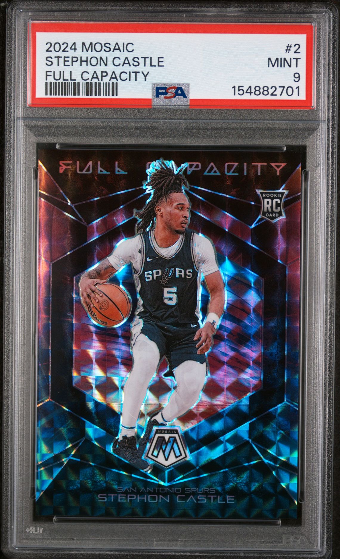 2024 Panini PANINI MOSAIC FULL CAPACITY #2 Stephon Castle front