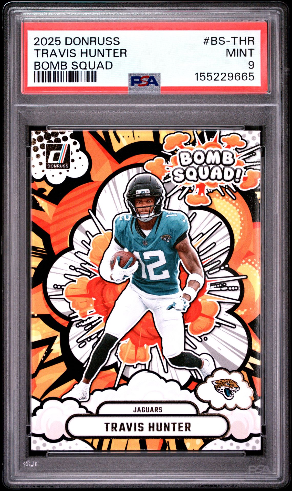 2025 Panini Donruss Bomb Squad Travis Hunter #Bs-Thr Mint 9 front