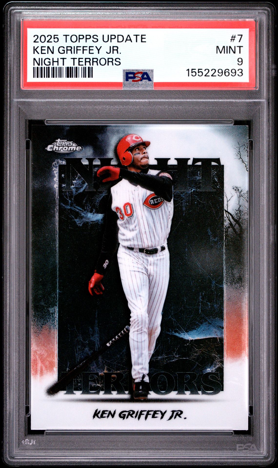 2025 Topps Update Night Terrors Ken Griffey Jr. #7 Mint 9 front