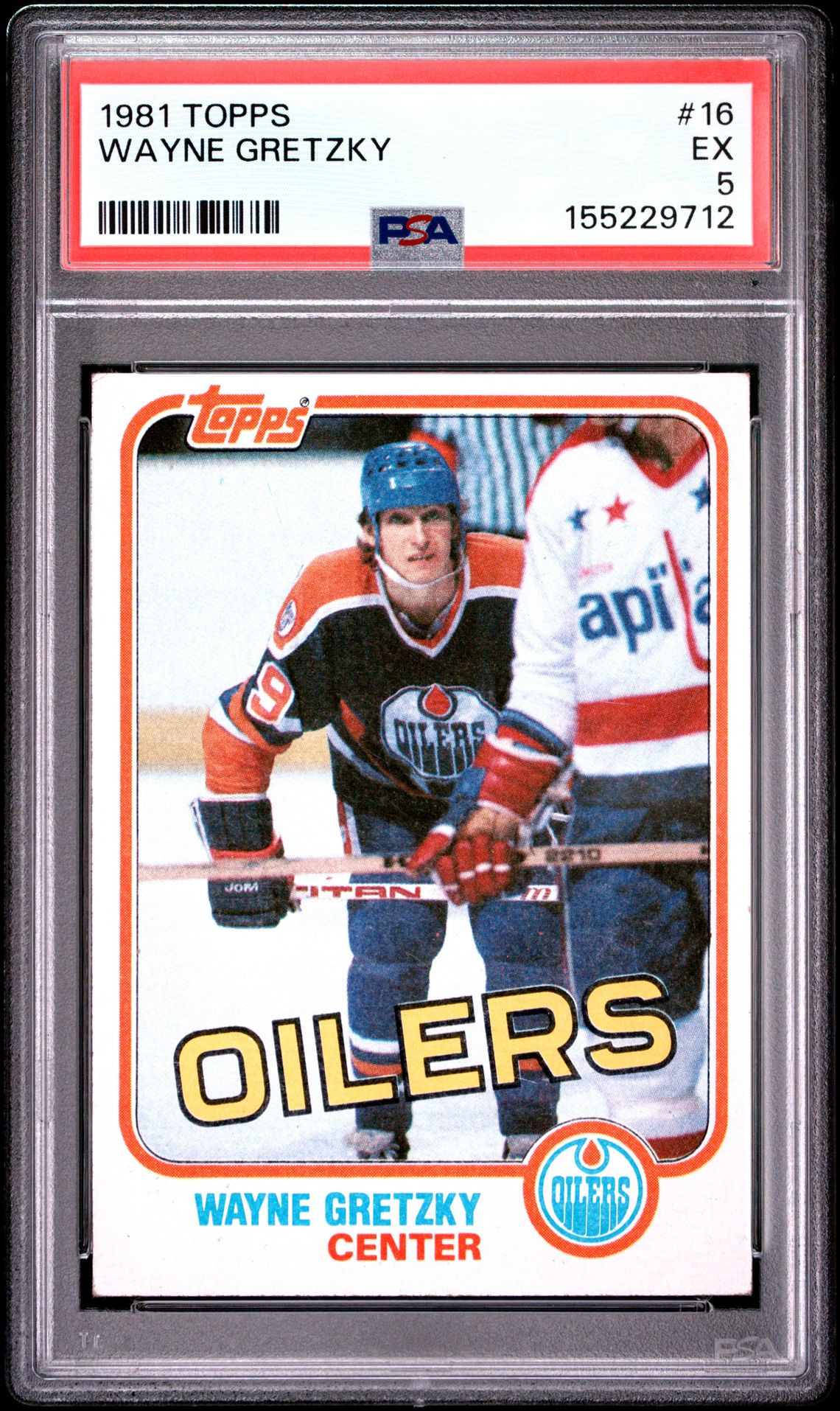 1981 Topps Wayne Gretzky #16 Ex 5 front
