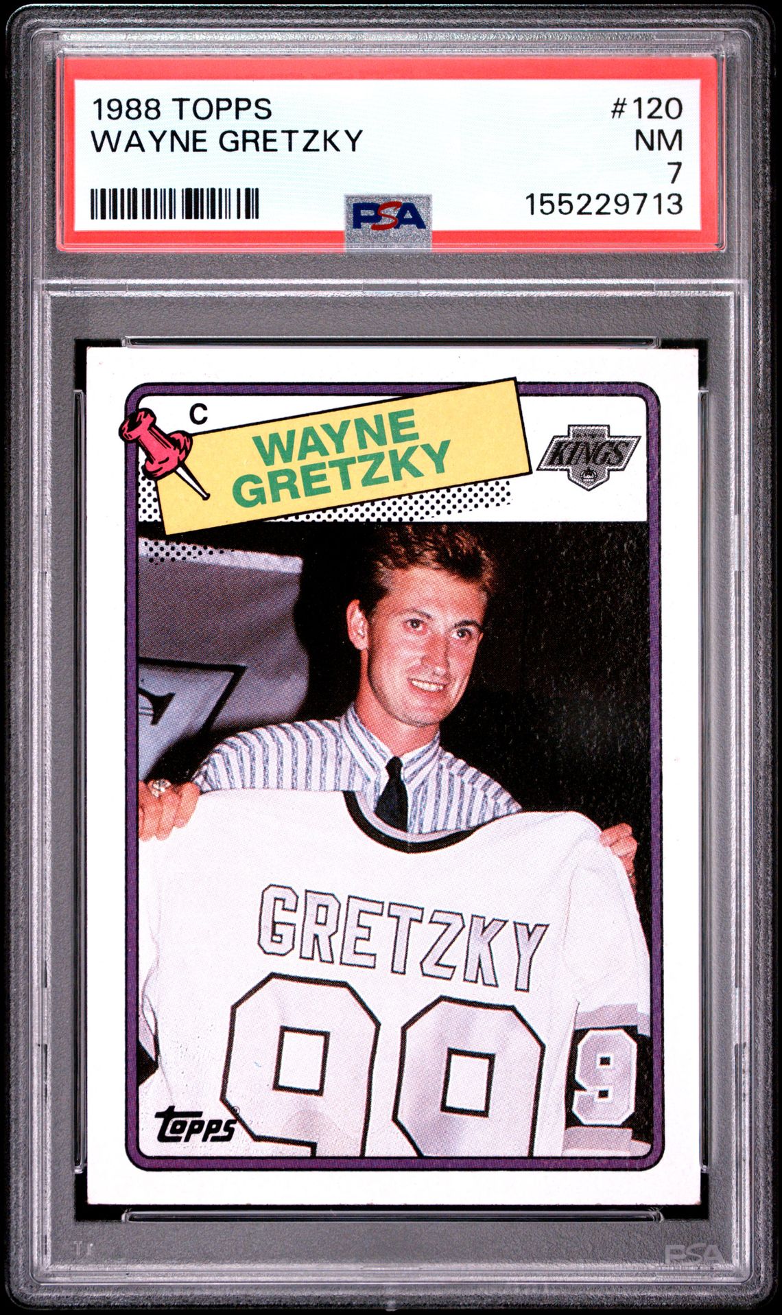 1988 Topps Wayne Gretzky #120 Nm 7 front